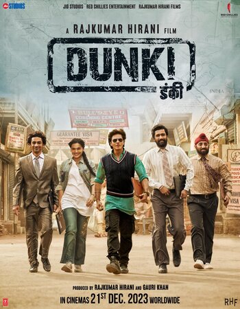 Dunki 2023 Hindi 720p 1080p HQ DVDScr x264